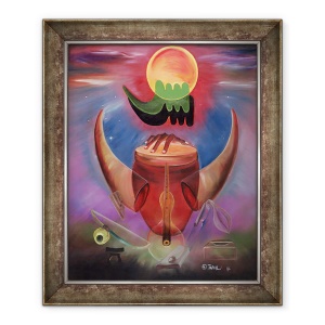 Tablou inramat - Ikahl Beckford - Abeng II, 70 x 85 cm