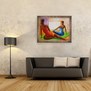 Tablou inramat - Ikahl Beckford - Reflectii, 70 x 90 cm - Img 2