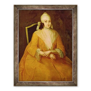 Tablou inramat - Ivan Yakovlevich Vishnyakov - Portret De Anna Leopoldovna, 60 x 80 cm