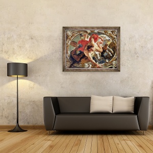 Tablou inramat - Jacob Jordaens - Cancer, 60 x 80 cm - Img 2