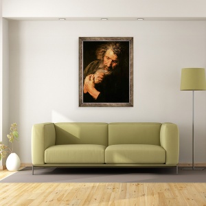Tablou inramat - Jacob Jordaens - Portretul unui barbat I, 60 x 80 cm - Img 2
