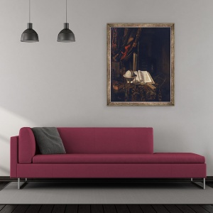 Tablou inramat - Jacob van der Heyden - Natura statica, 50 x 60 cm - Img 2