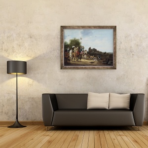 Tablou inramat - Jacob Weyer - soimi, 60 x 80 cm - Img 2