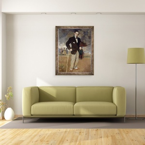 Tablou inramat - Jacques-Emile Blanche - Portretul lui Igor Stravinsky 1882-1971 1915, 60 x 80 cm - Img 2