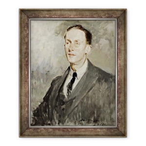 Tablou inramat - Jacques-Emile Blanche - Portretul lui Jean Giraudoux 1882-1944 1924, 50 x 60 cm