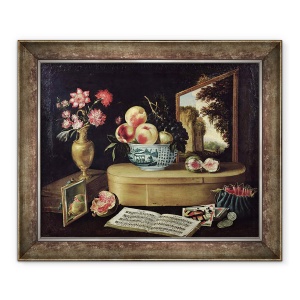 Tablou inramat - Jacques Linard - Cele Cinci Simturi, 50 x 60 cm