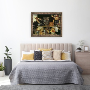 Tablou inramat - Jacques Linard - Cele Cinci Simturi, 70 x 90 cm - Img 3