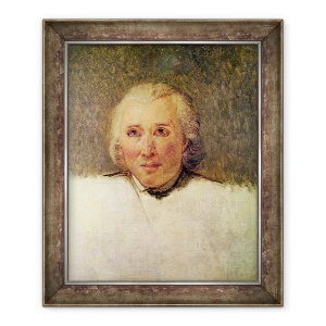 Tablou inramat - Jacques Louis David - Portretul lui Henri Gregoire 1750-1831 studiu pentru Juramantul Terenului, 50 x 60 cm