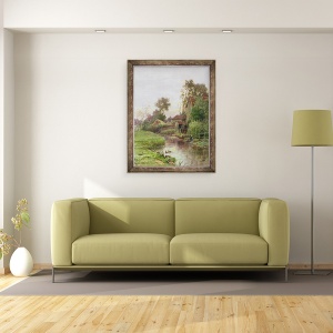 Tablou inramat - James George Bingley - Fluxul Morii, 60 x 80 cm - Img 2