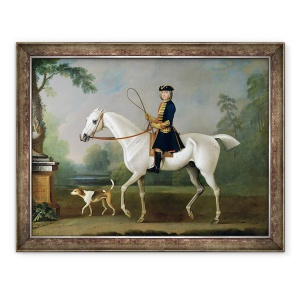Tablou inramat - James Seymour - Sir Roger Burgoyne calarind Bursuc, 60 x 80 cm