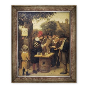 Tablou inramat - Jan Havicksz Steen - Vracul, 70 x 85 cm