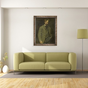 Tablou inramat - Jan Pieter Veth - Portret De Albert Verwey, 60 x 80 cm - Img 2