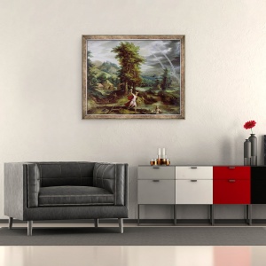 Tablou inramat - Jan Soens - Ceres si Cyane, 50 x 60 cm - Img 2