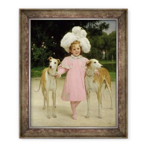 Tablou inramat - Jan van Beers - Alice Antoinette de la Mar, 70 x 85 cm