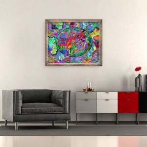 Tablou inramat - Jane Tattersfield - si apoi a venit primavara, 2013, 70 x 85 cm - Img 2