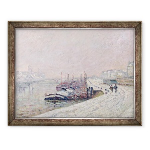 Tablou inramat - Jean Baptiste Armand Guillaumin - Zapada in Rouen, 60 x 80 cm