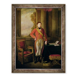 Tablou inramat - Jean Baptiste Greuze - Napoleon Bonaparte 1769-1821 in calitate de prim consul, 60 x 80 cm