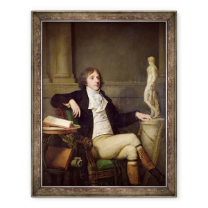 Tablou inramat - Jean Baptiste Greuze - Portret presupus a fi Auguste Louis de Talleyrand 1770-1832 c.1792, 60 x 80 cm