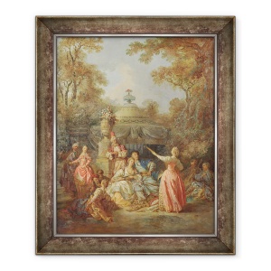 Tablou inramat - Jean Baptiste Leprince - Concert rus, 50 x 60 cm