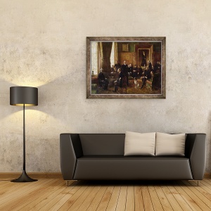 Tablou inramat - Jean Beraud - Salonul contesei Potocka, 60 x 80 cm - Img 2