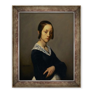 Tablou inramat - Jean-Francois Millet - Portret De Louise-Antoinette Feuardent, 70 x 85 cm