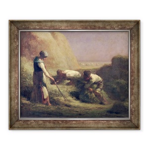 Tablou inramat - Jean-Francois Millet - Schelete de fan, 50 x 60 cm