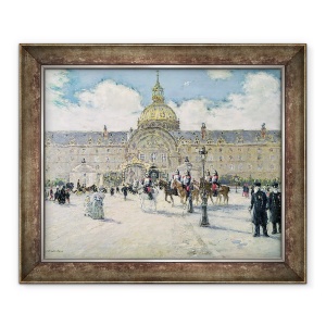 Tablou inramat - Jean Francois Raffaelli - Hotel des Invalides, 70 x 85 cm