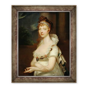 Tablou inramat - Jean Laurent Mosnier - Empress Elizabeth Alexejevna 1779-1826, 70 x 85 cm