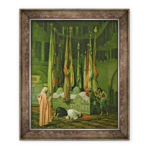 Tablou inramat - Jean Leon Gerome - Altarul Imamului Hussein, 70 x 85 cm