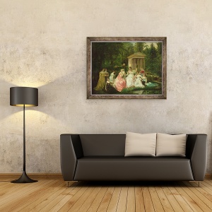Tablou inramat - Jean Louis Victor Viger du Vigneau - Trandafirul din Malmaison, 60 x 80 cm - Img 2