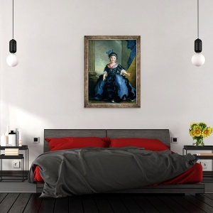 Tablou inramat - Jean-Marc Nattier - Louis-Joseph-Xavier de France 1751-61 Duce de Burgundia, 70 x 90 cm - Img 3