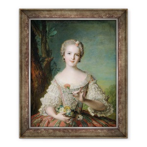 Tablou inramat - Jean-Marc Nattier - Portret De Madame Louise de France 1737-87 la Fontevrault, 70 x 85 cm