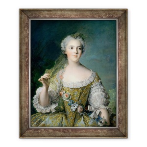 Tablou inramat - Jean-Marc Nattier - Portret De Madame Sophie 1734-82, fiica lui Ludovic al XV-lea, la Fontevrault, 70 x 85 cm