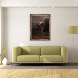 Tablou inramat - Jens Juel - Alergare baiat. Marcus Holst von Schmidten, 70 x 90 cm - Img 2