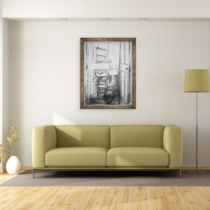 Tablou inramat - Joan Thewsey - Cabana Bucatarie, 70 x 90 cm - Img 2