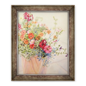 Tablou inramat - Joan Thewsey - Petunias, 50 x 60 cm