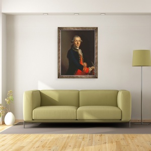 Tablou inramat - Joaquin Inza - Tomas de Iriarte 1750-91, 60 x 80 cm - Img 2
