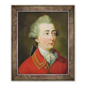 Tablou inramat - Johann Heinrich Wilhelm Tischbein - Autoportret I, 70 x 85 cm