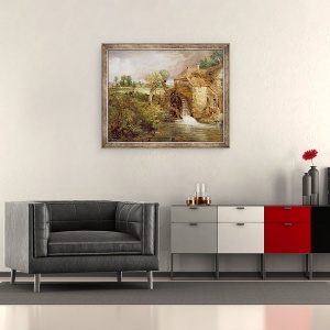 Tablou inramat - John Constable - Moara la Gillingham, Dorset, 70 x 85 cm - Img 2