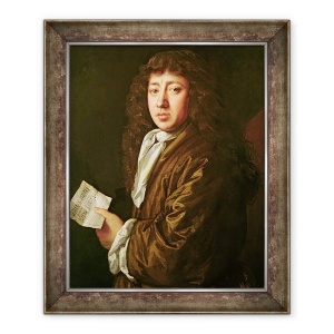 Tablou inramat - John Hayls - Portretul lui Samuel Pepys 1633-1703 1666, 70 x 85 cm