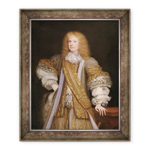 Tablou inramat - John Michael Wright - Sir John Corbet din Adderley, 50 x 60 cm
