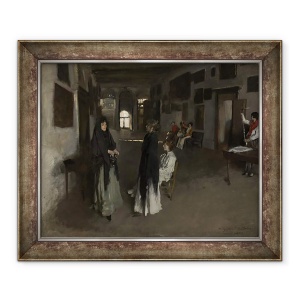 Tablou inramat - John Singer Sargent - Un interior venetian, 50 x 60 cm