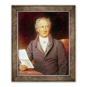 Tablou inramat - Joseph Carl Stieler - Johann Wolfgang von Goethe 1749-1832 1828, 50 x 60 cm