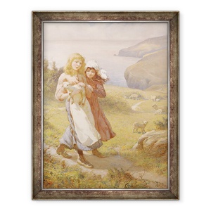 Tablou inramat - Joseph Kirkpatrick - Mielul Pierdut, 70 x 90 cm