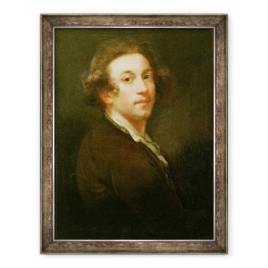 Tablou inramat - Joshua Reynolds - Autoportret, 70 x 90 cm