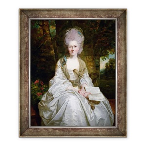 Tablou inramat - Joshua Reynolds - Un Portret De Dorothy Vaughan, Contesa De Lisburne, 70 x 85 cm