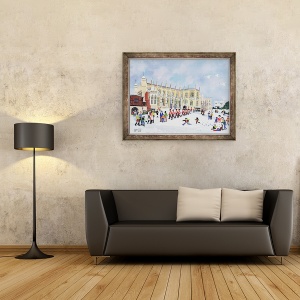 Tablou inramat - Judy Joel - Capela Sfantul Gheorghe, 60 x 80 cm - Img 2