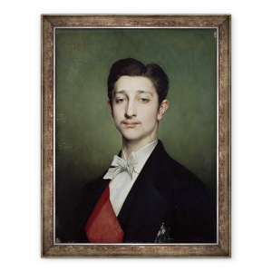 Tablou inramat - Jules Joseph Lefebvre - Eugene-Louis-Napoleon Bonaparte 1856-79 1874, 70 x 90 cm