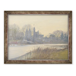 Tablou inramat - Julian Barrow - Castelul Belvedere, Parcul Central, 70 x 90 cm