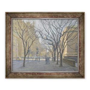 Tablou inramat - Julian Barrow - Fifth Avenue si Met, 70 x 85 cm